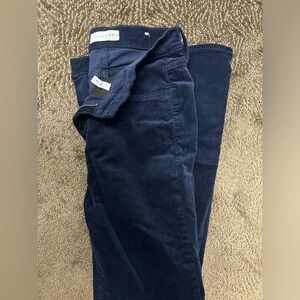 Navy blue loft corduroy pants. High waisted skinny size 26/2.